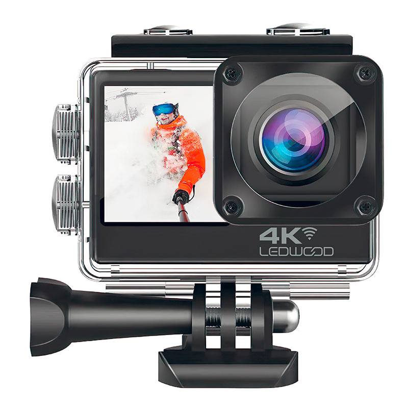 Camera Sport Ledwood 4k Wifi Double ecran Bon état -  reconditionné disponible sur Electro Depot